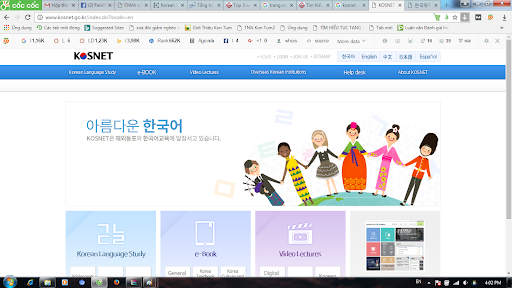 Tìm hiểu về các trang web học tiếng Hàn online